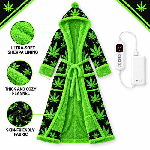 The Baked Robes- Leaf Heated Robe