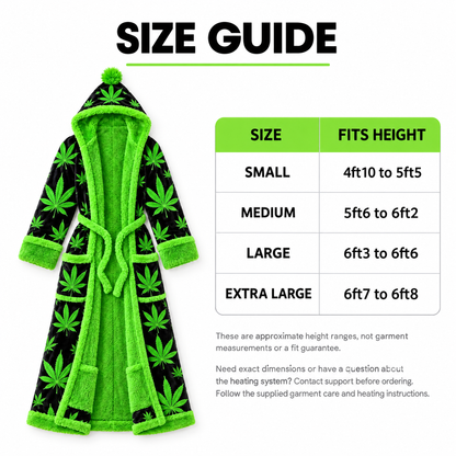 The Baked Robes- Leaf Heated Robe